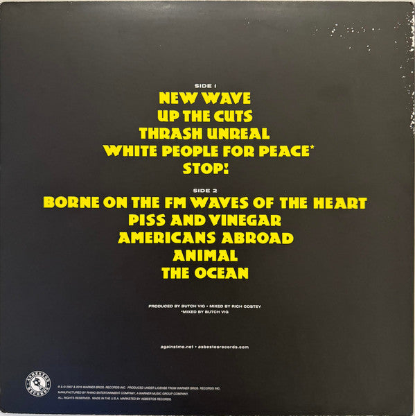 Against Me! : New Wave (LP, Album, Ltd, Yel)
