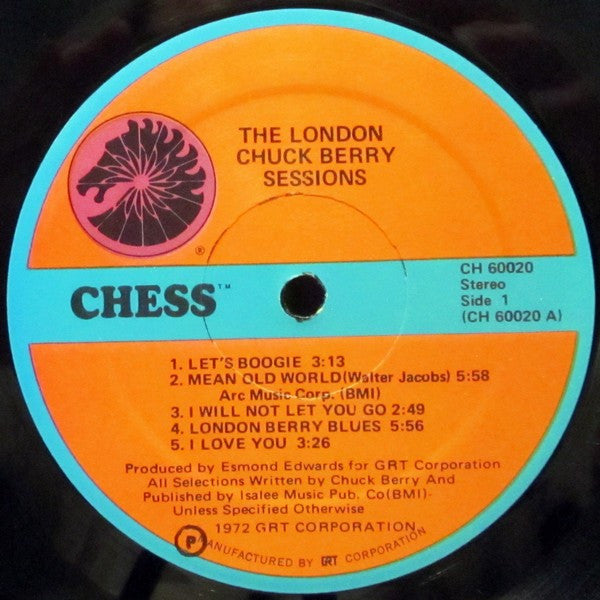 Chuck Berry : The London Chuck Berry Sessions (LP, Album, RE, Pre)