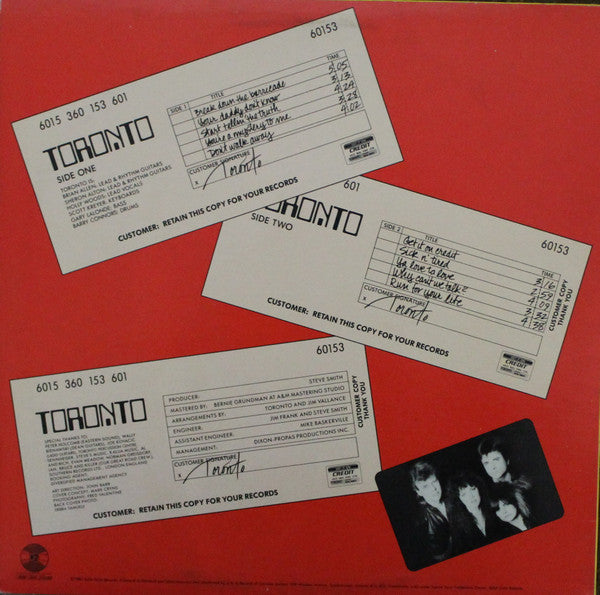 Toronto (4) : Get It On Credit (LP, Album)
