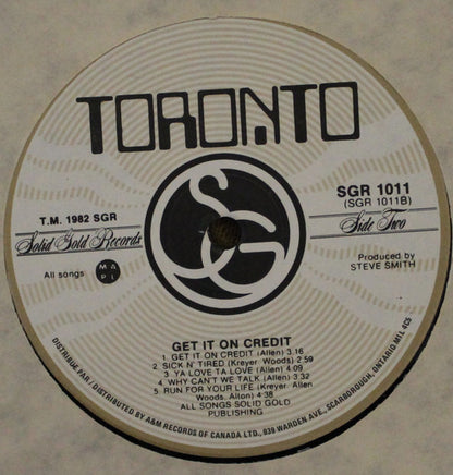 Toronto (4) : Get It On Credit (LP, Album)