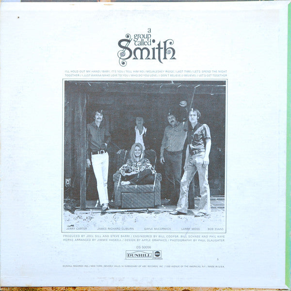 Smith (3) : A Group Called Smith (LP, Album, Mon)