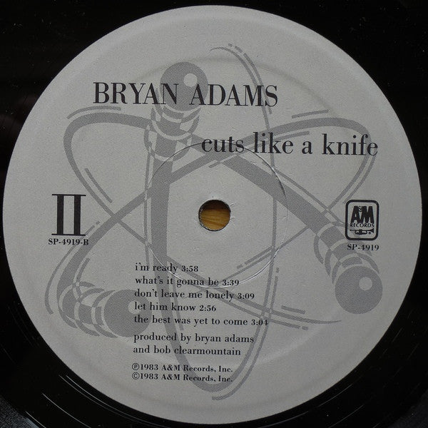 Bryan Adams : Cuts Like A Knife (LP, Album)