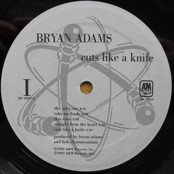 Bryan Adams : Cuts Like A Knife (LP, Album)
