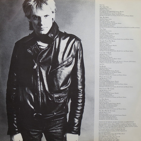 Bryan Adams : Cuts Like A Knife (LP, Album)