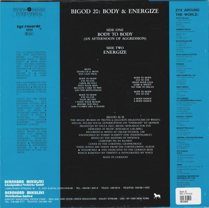 Bigod 20 : Body & Energize (12", Maxi)