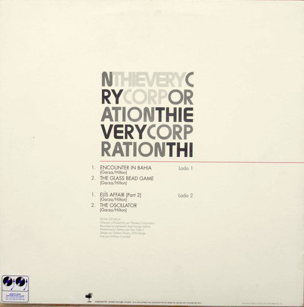 Thievery Corporation : Encounter In Bahia (12")