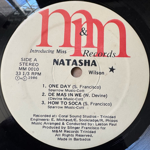 Natasha Wilson : Introducing Miss Natasha Wilson (LP, Album)