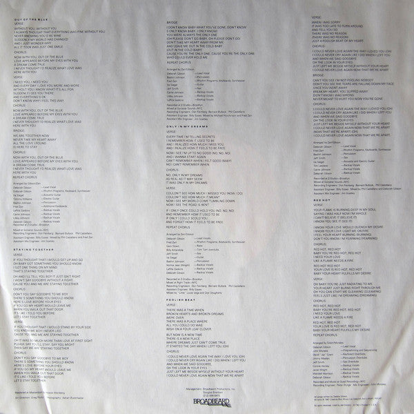 Debbie Gibson : Out Of The Blue (LP, Album, SP )