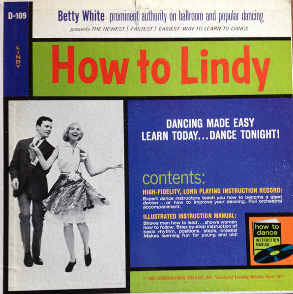 Betty White (2) : How To Lindy (LP)