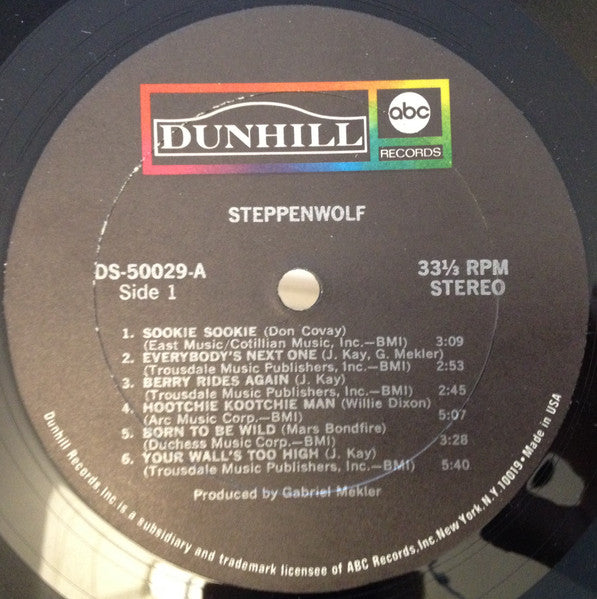 Steppenwolf : Steppenwolf (LP, Album)