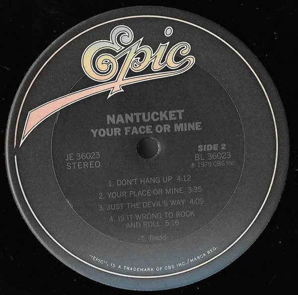 Nantucket : Your Face Or Mine? (LP, Album, Ter)