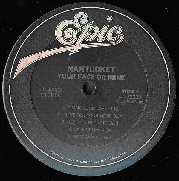 Nantucket : Your Face Or Mine? (LP, Album, Ter)