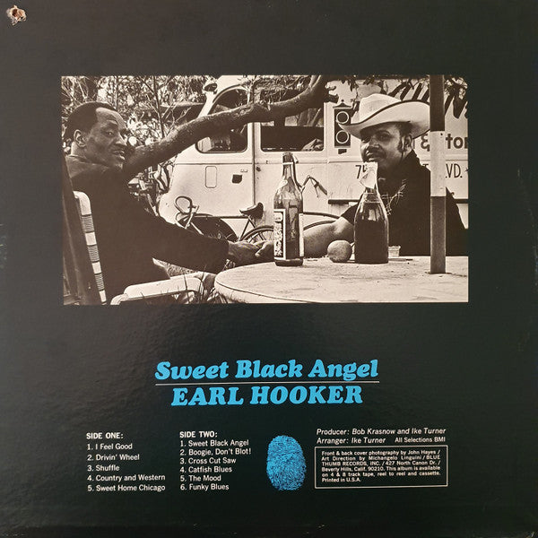Earl Hooker : Sweet Black Angel (LP, Album, RE)
