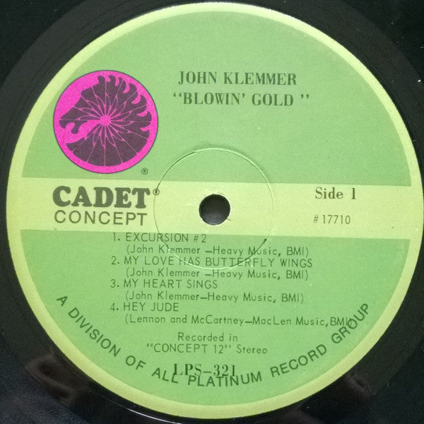 John Klemmer : Blowin' Gold (LP, Album, RE)