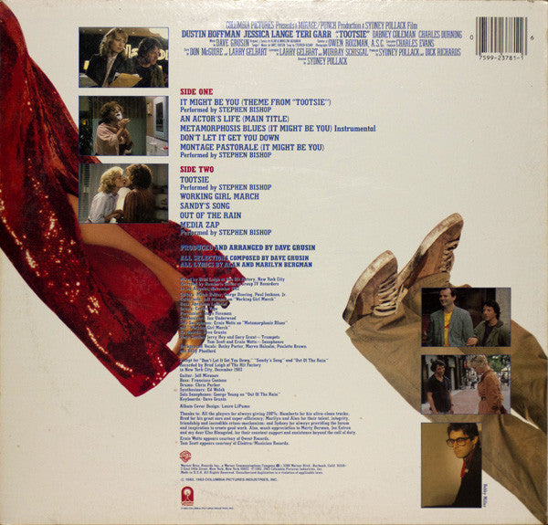 Dave Grusin : Tootsie - Original Motion Picture Soundtrack (LP, Album)