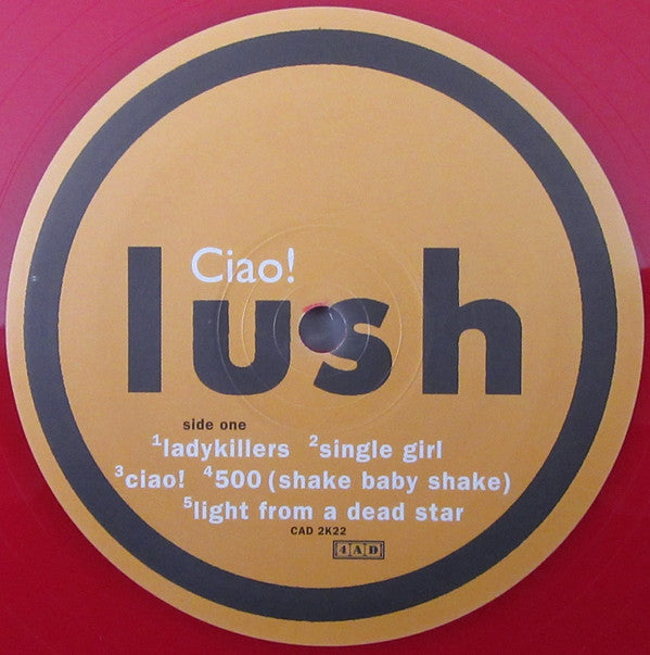 Lush : Ciao! Best Of Lush (2xLP, Comp, Ltd, RE, Red)