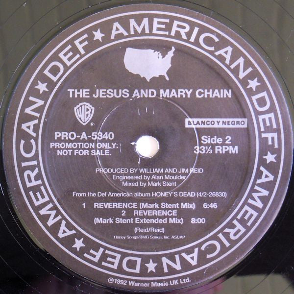 The Jesus And Mary Chain : Reverence (12", Promo)