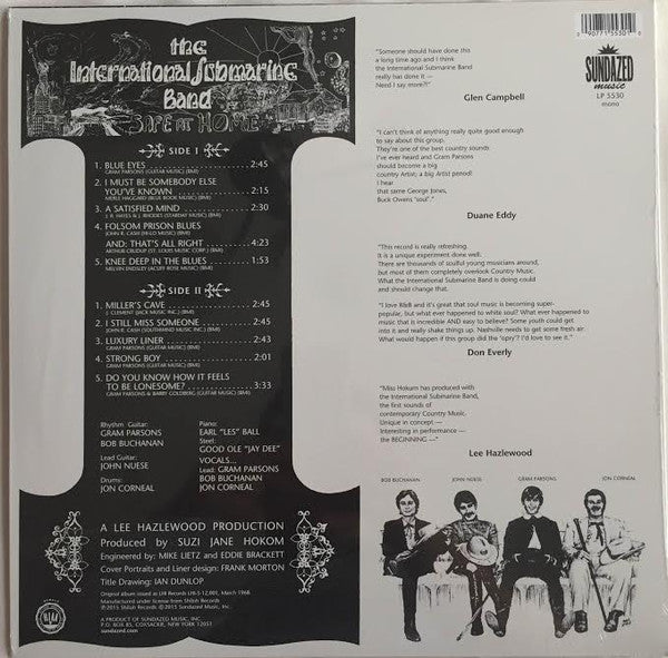 The International Submarine Band : Safe At Home (LP, Album, RSD, Mono, RE, Whi)