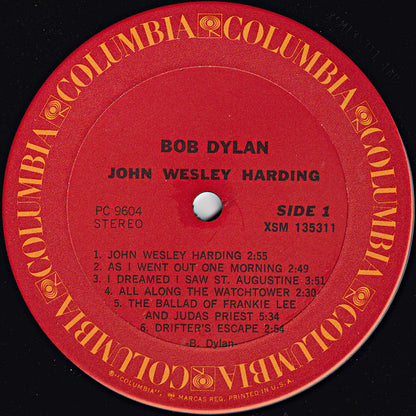 Bob Dylan : John Wesley Harding (LP, Album, RE)