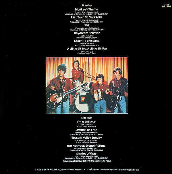 The Monkees : Greatest Hits (LP, Comp, RE)
