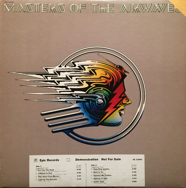 Masters Of The Airwaves : Masters Of The Airwaves (LP, Album, Promo)