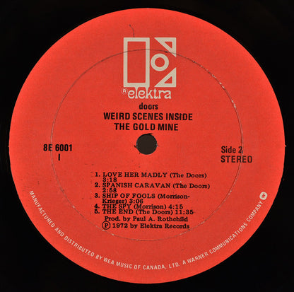 The Doors : Weird Scenes Inside The Gold Mine (2xLP, Comp, RE, Gat)
