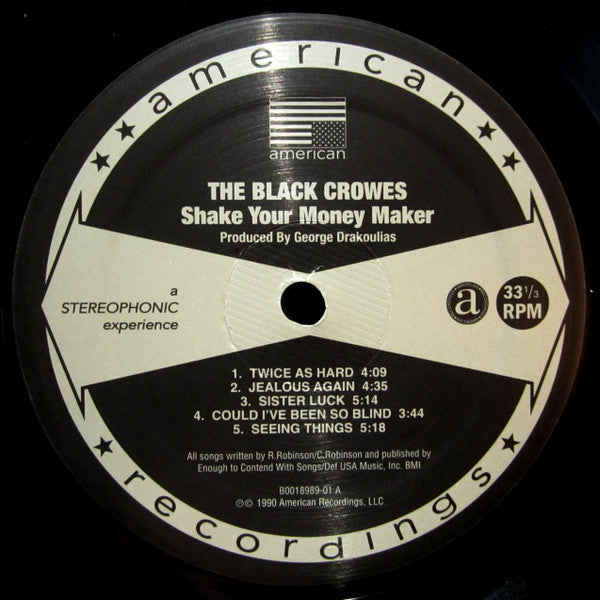 The Black Crowes : Shake Your Money Maker (LP, Album, RE, 180)