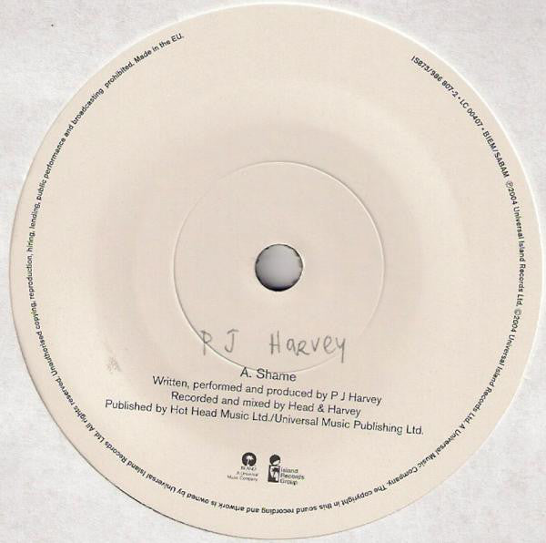 P J Harvey* : Shame (7")