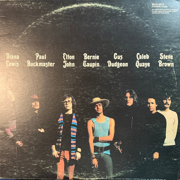 Elton John : Elton John (LP, Album, RE, Uni)