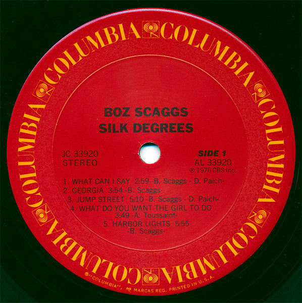 Boz Scaggs : Silk Degrees (LP, Album, RP)
