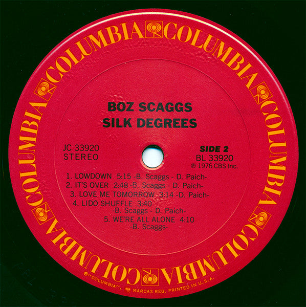 Boz Scaggs : Silk Degrees (LP, Album, RP)