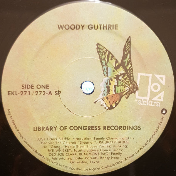 Woody Guthrie : Library Of Congress Recordings (3xLP, RE, SP  + Box)