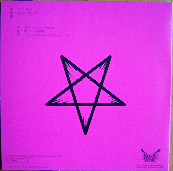 Perturbator : Night Driving Avenger (12", EP, Ltd, RM, Blu)