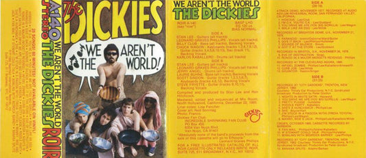The Dickies : We Aren't The World (Cass, Album, Cle)