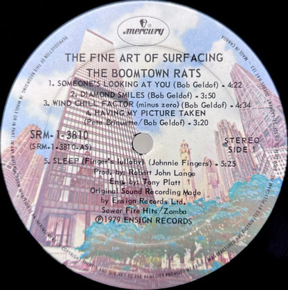 The Boomtown Rats : The Fine Art Of Surfacing (LP, Album)