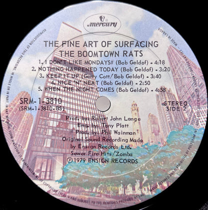 The Boomtown Rats : The Fine Art Of Surfacing (LP, Album)
