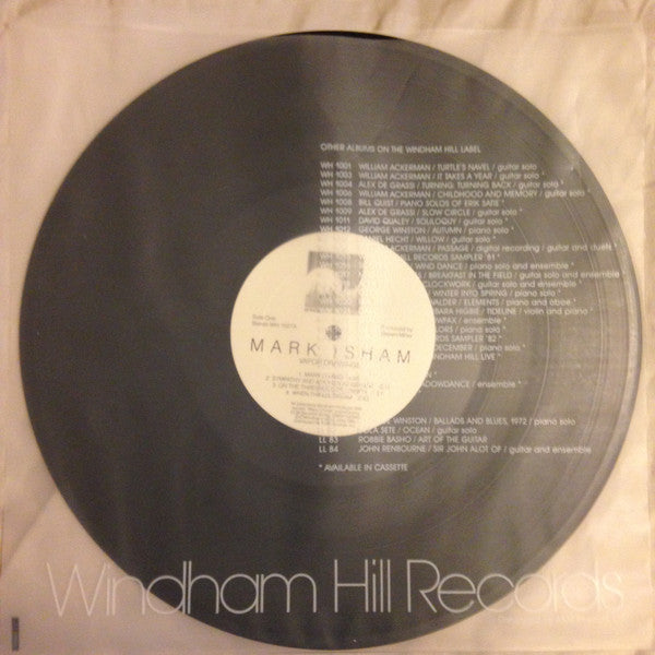 Mark Isham : Vapor Drawings (LP, Album, Pre)