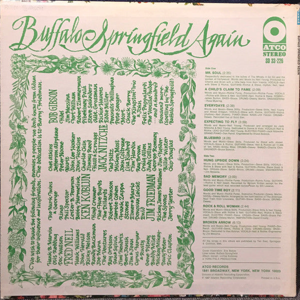 Buffalo Springfield : Buffalo Springfield Again (LP, Album, RE, RP, Pre)