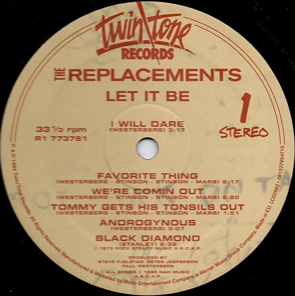 The Replacements : Let It Be (LP, Album, RE)