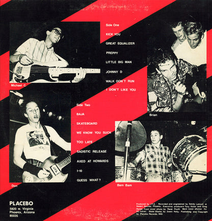 JFA* : Valley Of The Yakes (12", Album, Gre)