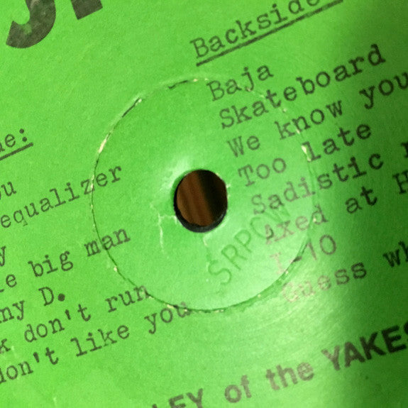 JFA* : Valley Of The Yakes (12", Album, Gre)