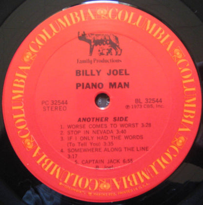 Billy Joel : Piano Man (LP, Album, RE, Art)