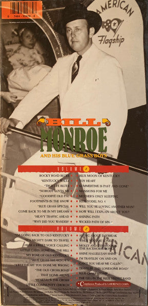 Bill Monroe And His Blue Grass Boys* : The Essential Bill Monroe And His Blue Grass Boys (1945-1949) (2xCass, Promo + Box, Comp)