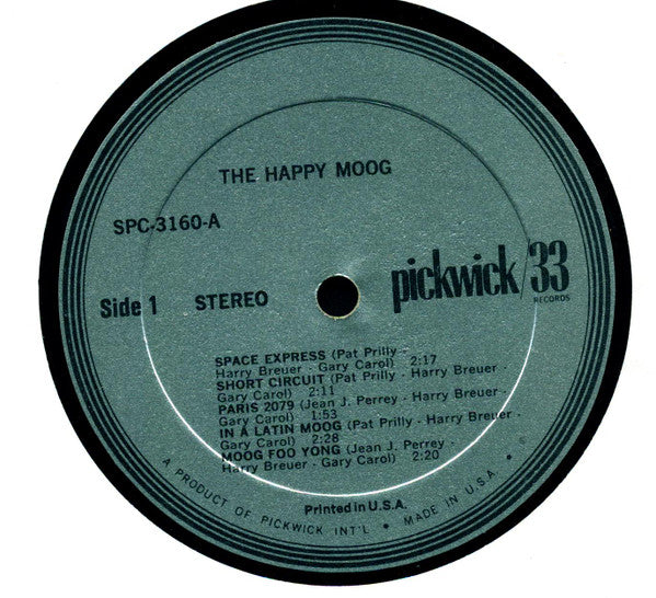 Jean-Jacques Perrey & Harry Breuer : The Happy Moog! (LP)
