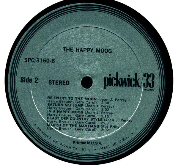 Jean-Jacques Perrey & Harry Breuer : The Happy Moog! (LP)
