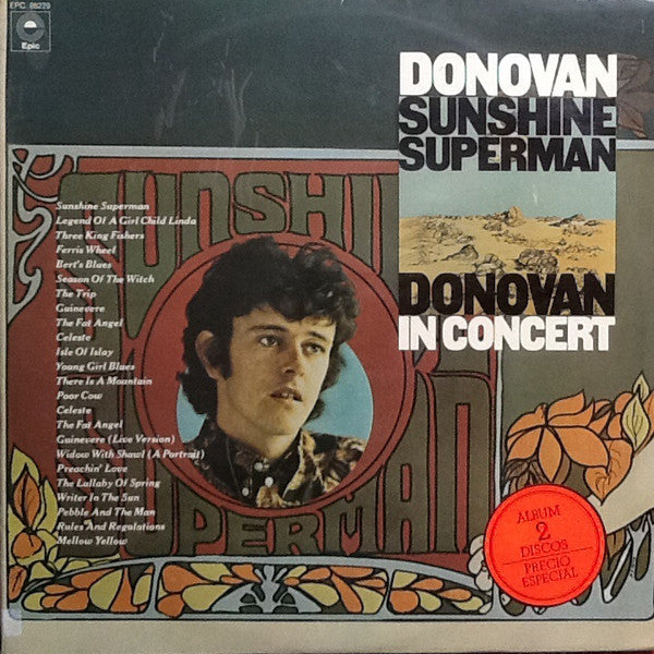 Donovan : Sunshine Superman / In Concert (2xLP, Comp)