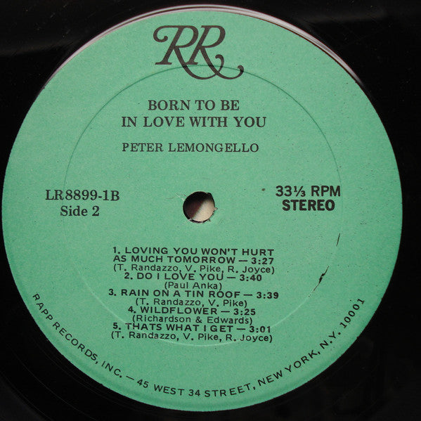 Peter Lemongello : Love '76 (2xLP, Album)