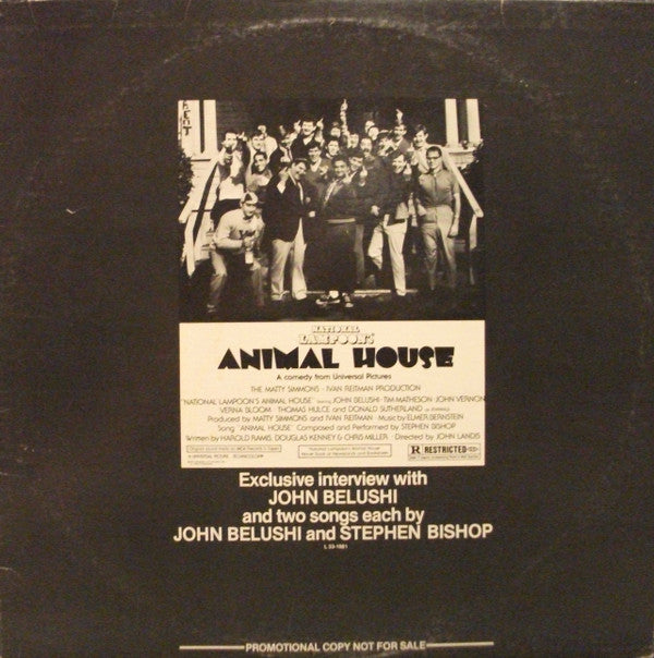 John Belushi And Stephen Bishop : National Lampoon's Animal House (12", Promo)