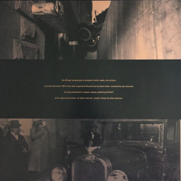 The Dillinger Escape Plan : Under The Running Board (10", S/Sided, Etch, Ltd, RE, Bro)