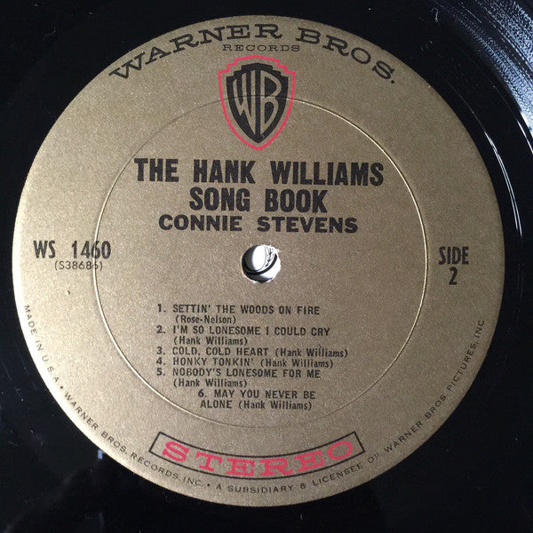 Connie Stevens : The Hank Williams Song Book (LP)